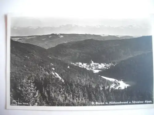 Alte AK St. Blasien Höchenschwand Schwarzwald [aC409]