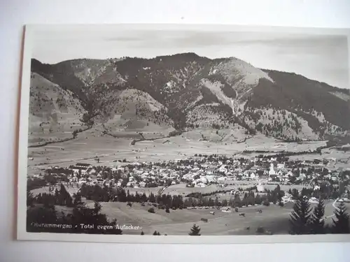 Alte AK Oberammergau gegen Aufacker [aC421]