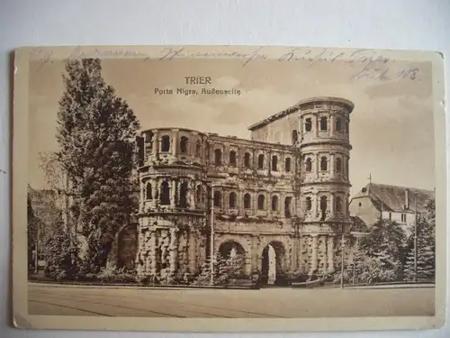 Alte AK Trier Porta Nigra Außenseite [W382]