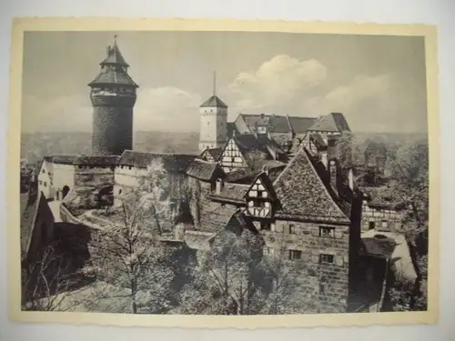 Alte AK Nürnberg Die Burg [W53]