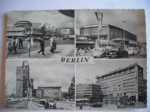 Alte AK Berlin Mehrbildkarte [W106]
