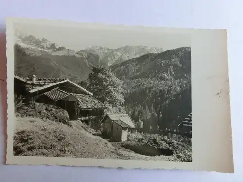 Alte AK Fotokarte Gebirge Almen Unbekannter Ort [aH176]