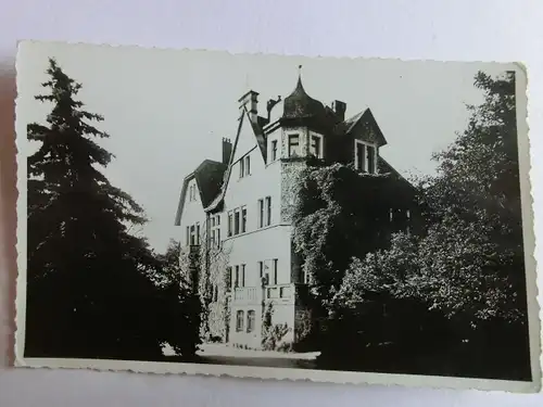 Alte AK Fotokarte Unbekannter Ort Gebäude Wohnhaus [aH179]