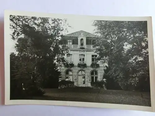 Alte AK Fotokarte Unbekannter Ort Gebäude 1936 [aH180]