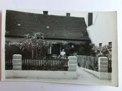 Alte AK Fotokarte Unbekannter Ort Gebäude Wohnhaus [aH181]