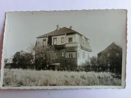 Alte AK Fotokarte Unbekannter Ort Wohnhaus Dresden ??? [aH185]