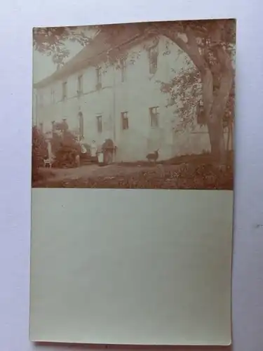Alte AK Fotokarte Unbekannter Ort handschr. Altenberg [aH188]