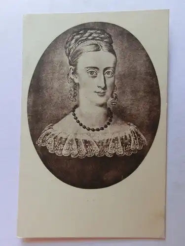 Alte AK Porträt Annette Droste Hülshoff [aH147]