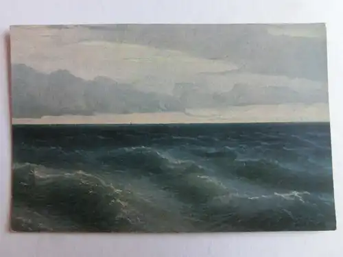 Alte AK Gemäldekarte J. C. Aiwasowsky Das Schwarze Meer [aH909]