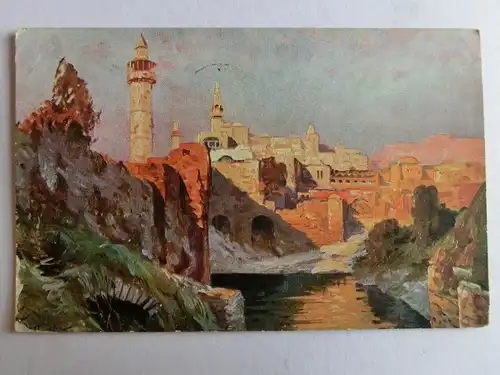 Alte AK Gemäldekarte Der Teich von Bethesda [aH922]