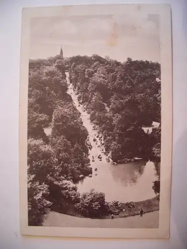 Alte AK Berlin Wasserfall im Viktoriapark um 1915 [E280]