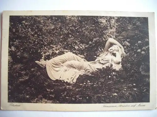 Alte AK Potsdam Sanssouci Ariadne auf Naxos [E386]