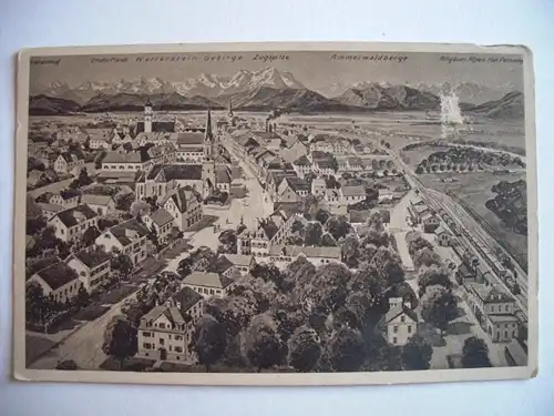 Alte AK Weilheim Oberbayern [E851]