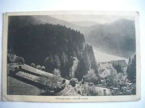 Alte AK Allerheiligen Schwarzwald  1914 [E864]