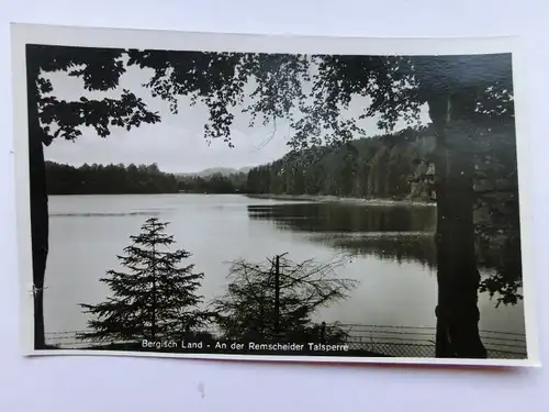 Alte AK Remscheid Remscheider Talsperre Bergisch Land [aP213]