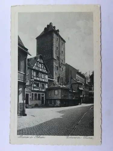 Alte AK Mainz Eiserner Turm [aP228]