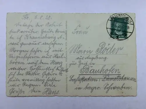 Alte AK Braunschweig Burg Dankwarderode [aP234]