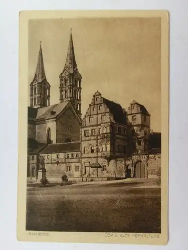 Alte AK Bamberg Dom Alte Hofhaltung [aP243]