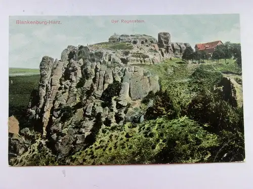 Alte AK Blankenburg Harz Der Regenstein [aP253]