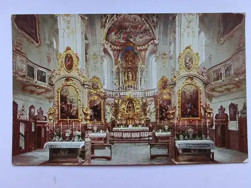 Alte AK Andechs Kloster Wallfahrtskirche Inneres [aP260]