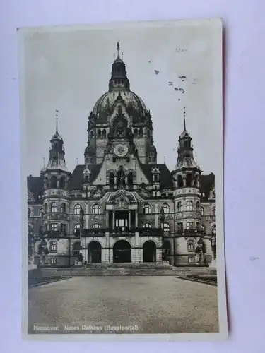 Alte AK Hannover Neues Rathaus [aP265]