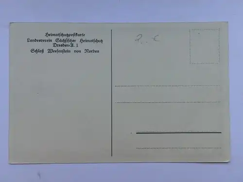 Alte AK Dresden Schloß Weesenstein [aP270]