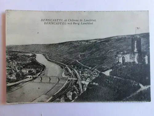 Alte AK Berncastel Burg Landshut um 1926 [aJ7]