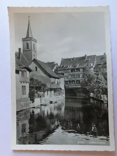 Alte AK Erfurt Krämerbrücke [aJ36]