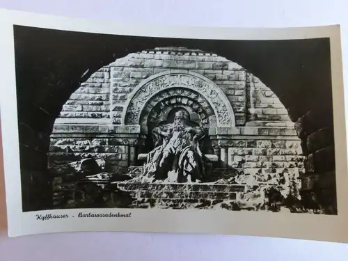 Alte AK Kyffhäuser Barbarossadenkmal [aJ58]