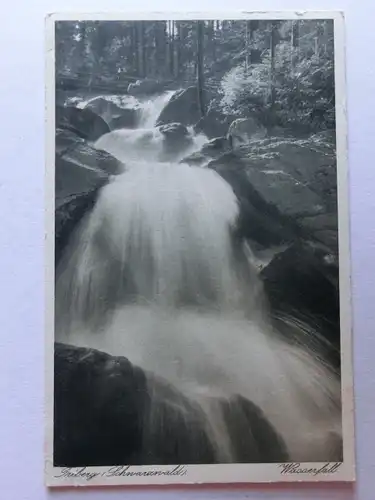 Alte AK Triberg Wasserfall Schwarzwald [aJ105]