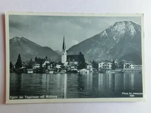 Alte AK Egern am Tegernsee Wallberg [aJ108]