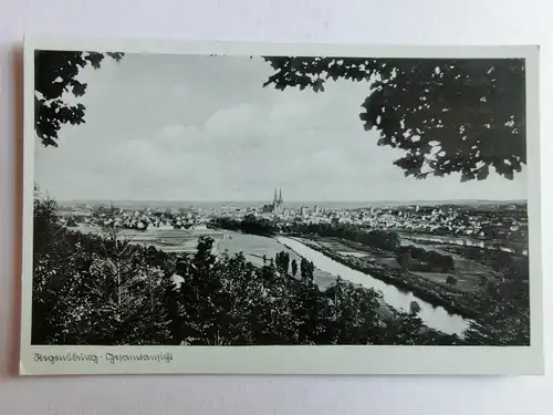 Alte AK Regensburg Gesamtansicht [aJ120]