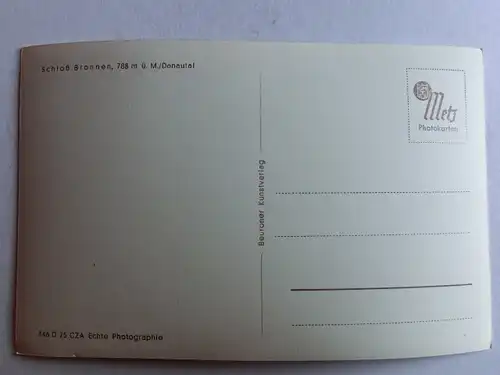 Alte AK Schloß Bronnen Donautal [aJ147]