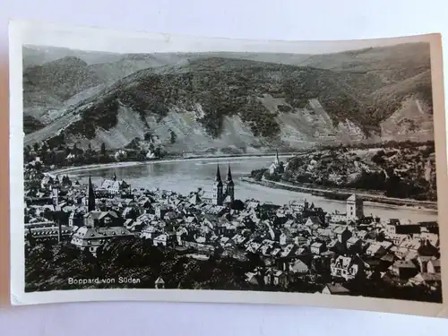 Alte AK Boppard von Süden [aJ171]