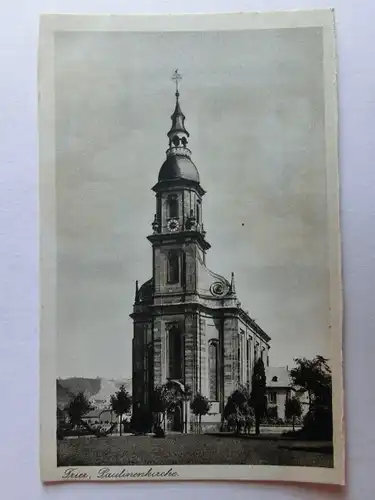 Alte AK Trier Paulinenkirche [aJ206]