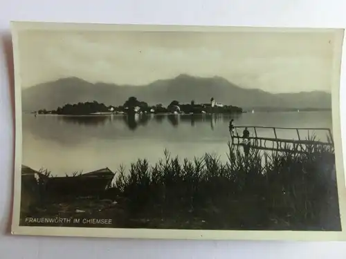 Alte AK Frauenwörth im Chiemsee [aJ214]