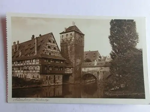 Alte AK Nürnberg Henkersteg [aJ270]