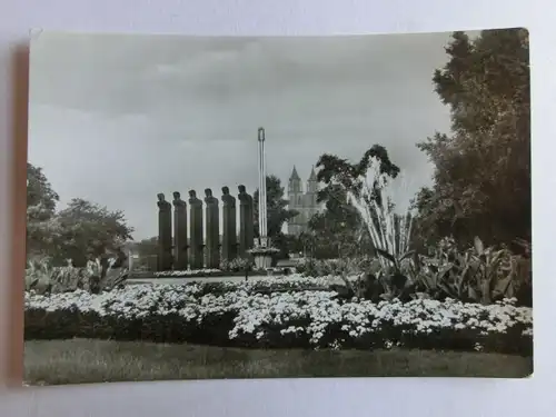 Alte AK Magdeburg Das Pferdetor im Kulturpark [aK975]