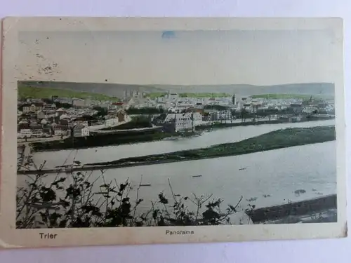 Alte AK Trier Panorama 1915 [aK54]