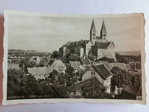 Alte AK Quedlinburg Schloß und Dom [aK113]