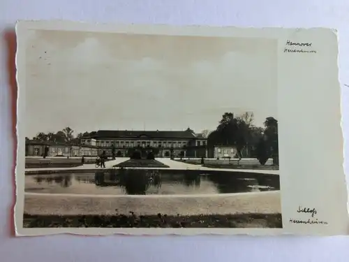 Alte AK Hannover Schloß Herrenhausen 1936 [aK136]