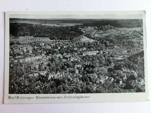 Alte AK Bad Kissingen Panorama 1941 [aK139]