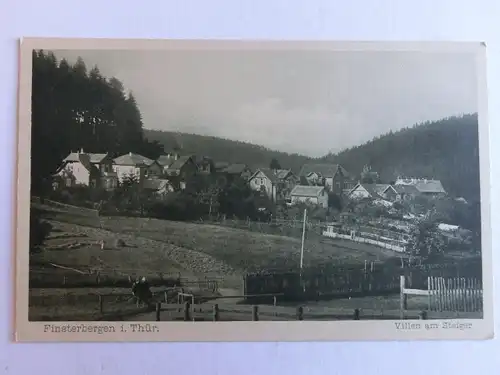 Alte AK Finsterbergen Villen am Steiger [aK159]