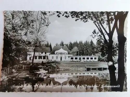 Alte AK Bad Dürrheim Hotel am Salinensee Schwarzwald [aM910]