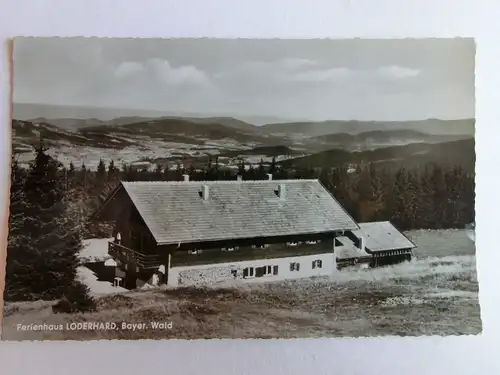 Alte AK Gotteszell Ferienhaus Loderhard Bayerischer Wald [aM905]