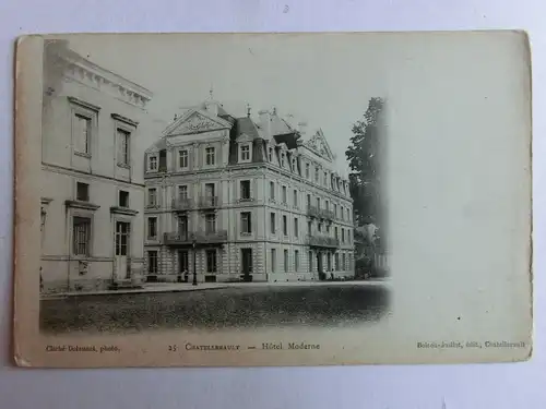 Alte AK Chatellerault Hotel Moderne [aM282]