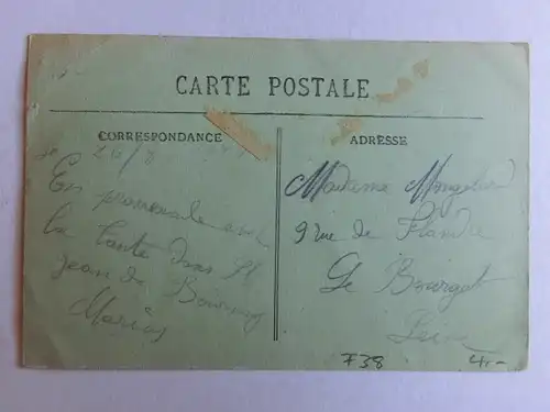 Alte AK St. Jean de Bournay Isere Vue generale [aM80]