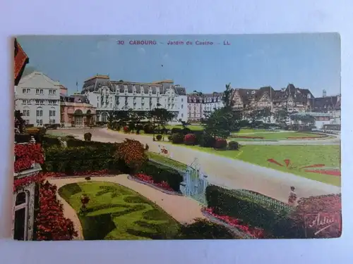 Alte AK Cabourg Jardin du Casino [aM114]