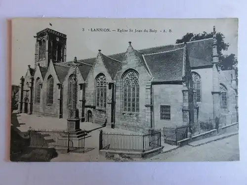 Alte AK Lannion Eglise St. Jean du Baly [aM125]