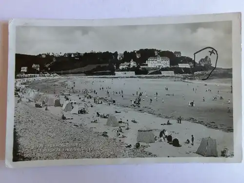 Alte AK Perros Guirec La Plage [aM127]